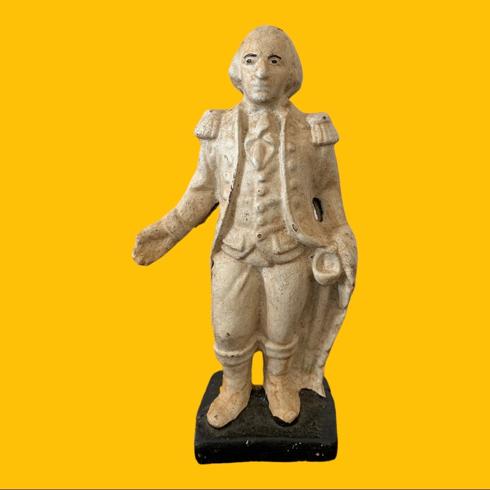 Vintage George Washington Cast Iron Bank
